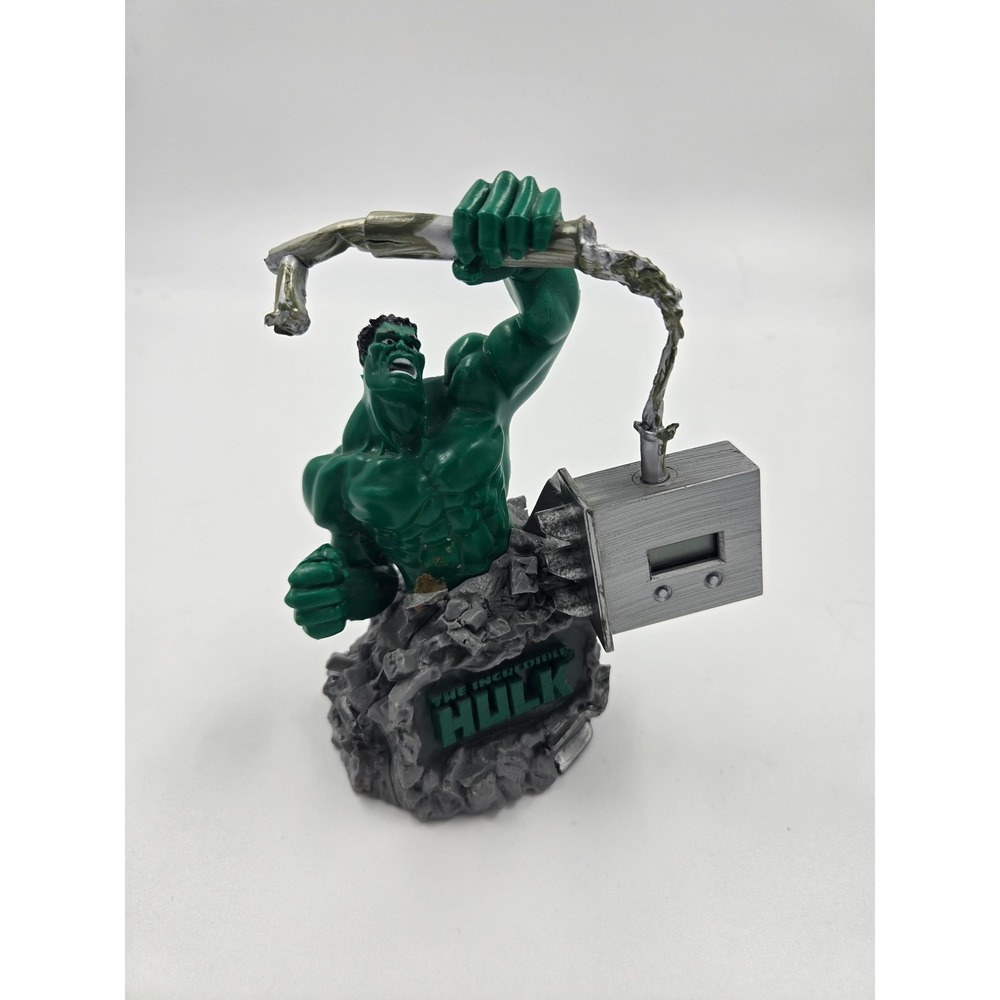 Marvel The Incredible Hulk Collectors Clock W/Working Lights